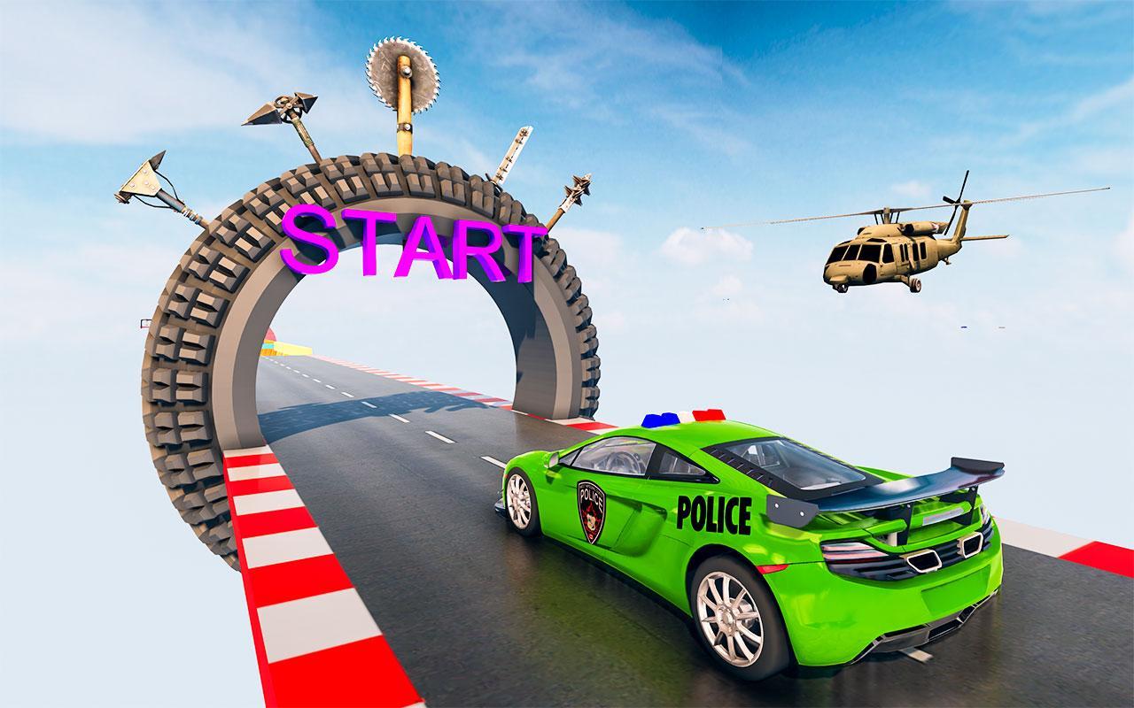 Police Car Driving Extreme Stunts