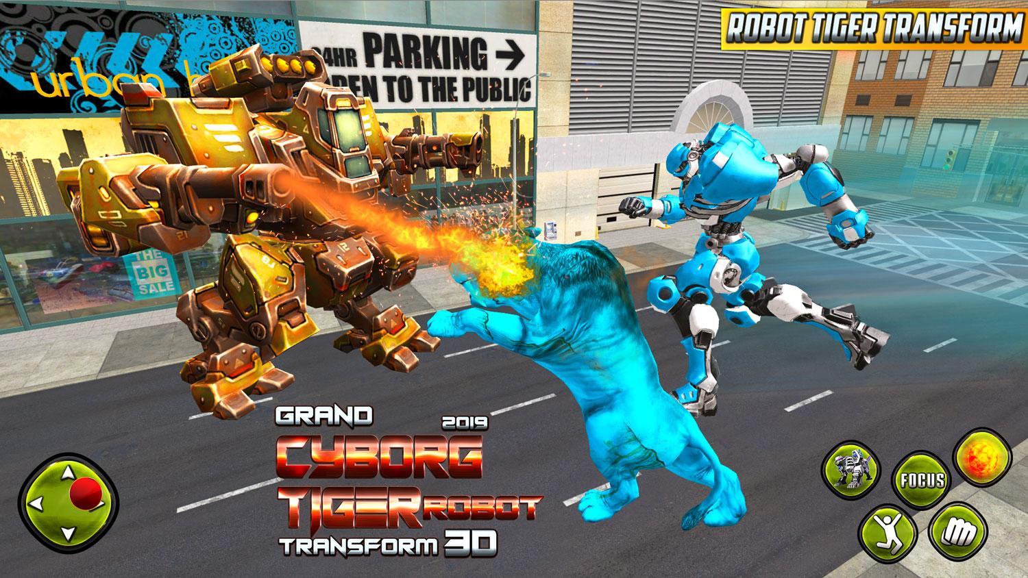 Us Tiger Robot Transform Attack 2019