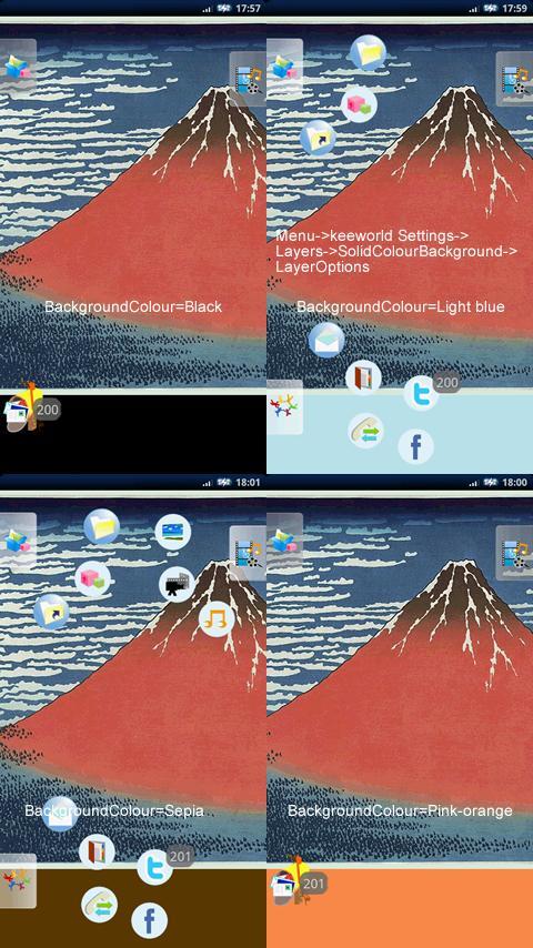 keeworld Theme:Red Fuji