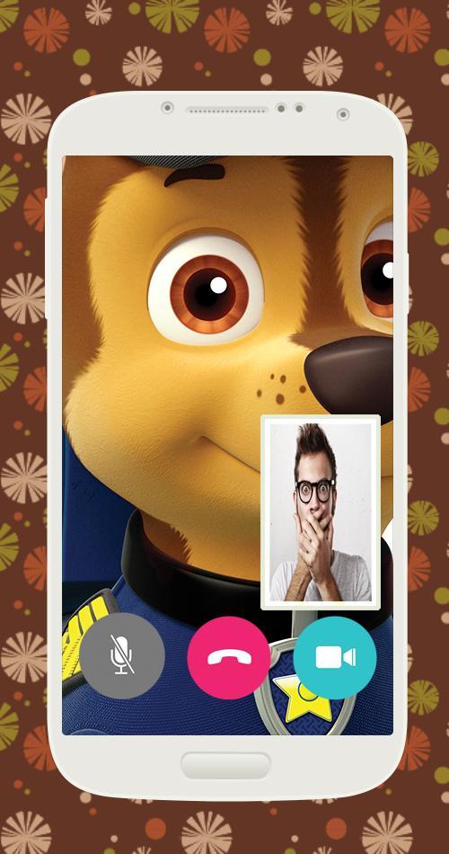 Video call from Paw chase Patrol