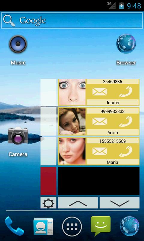 Contact Widget (4 groups)
