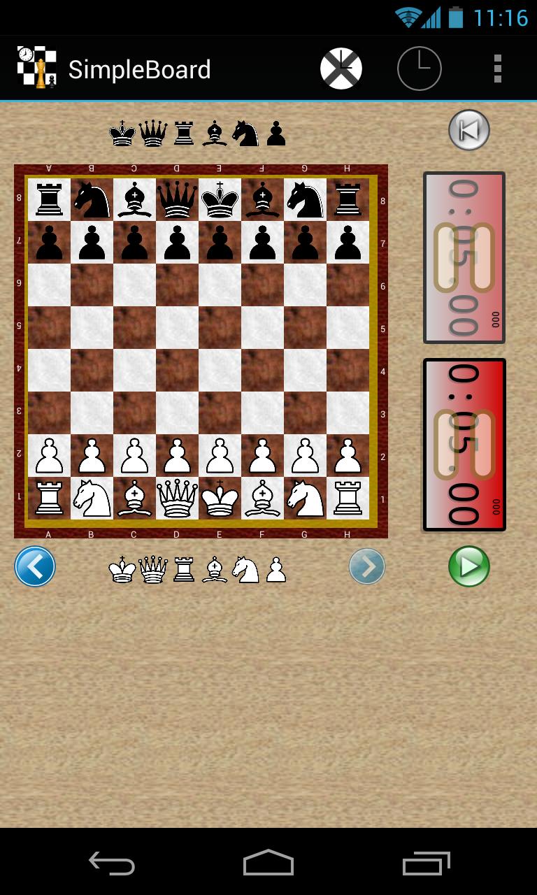 Simple chess board