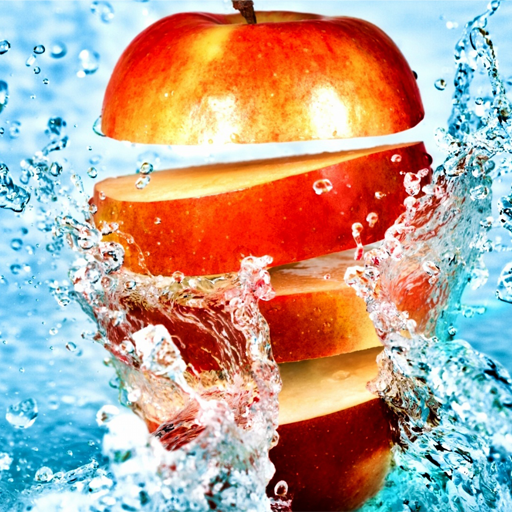 Fruits in water live wallpaper
