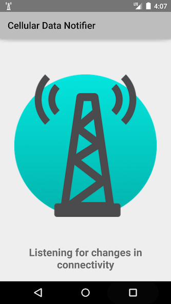 Cellular Data Notifier