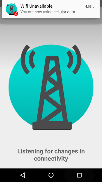 Cellular Data Notifier