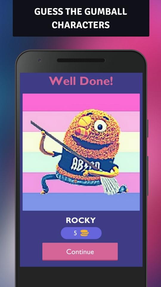 Guess Gumball Characters Game