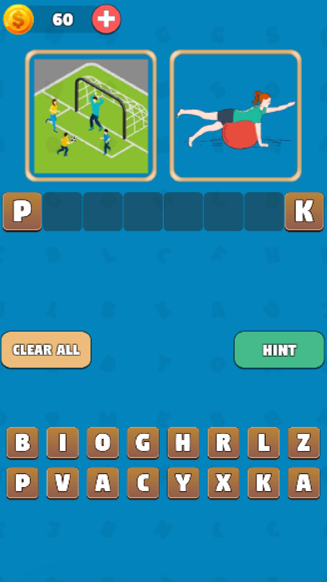 Word Game : 2 Pics Puzzle