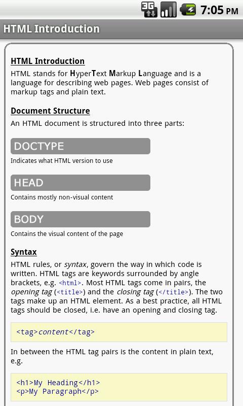 HTML Pro Quick Guide Free