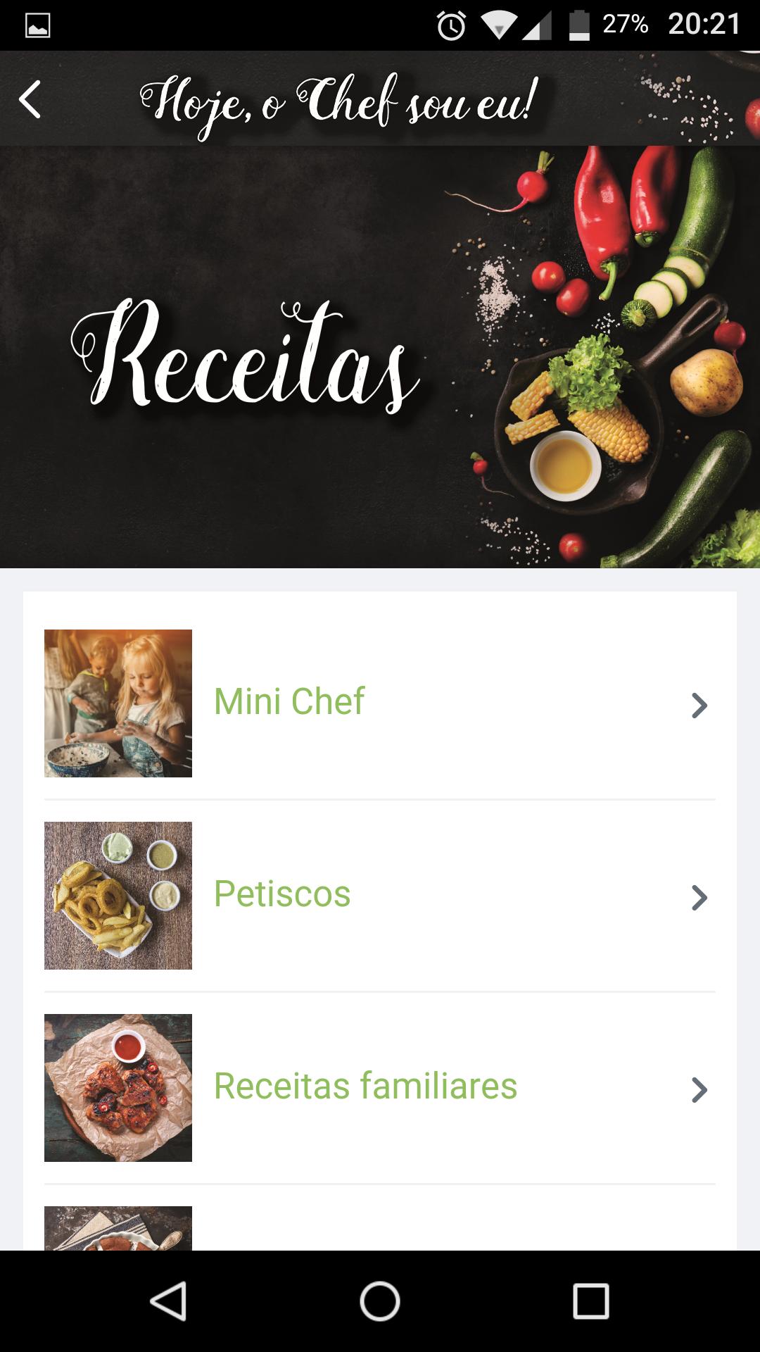 Hoje, o Chef sou eu!