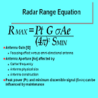 Radar Range Equation