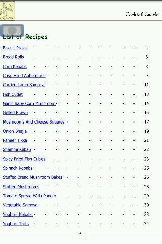 Cocktails Snacks Recipes