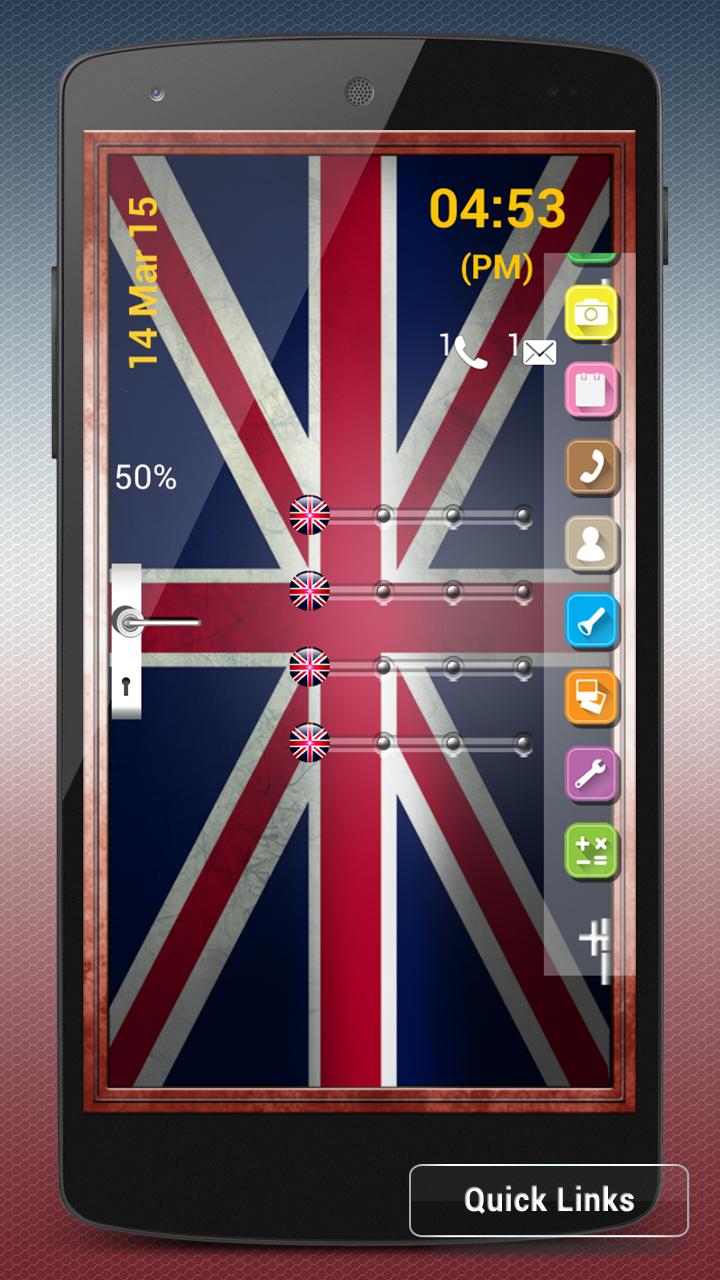 UK Flag Door Lock