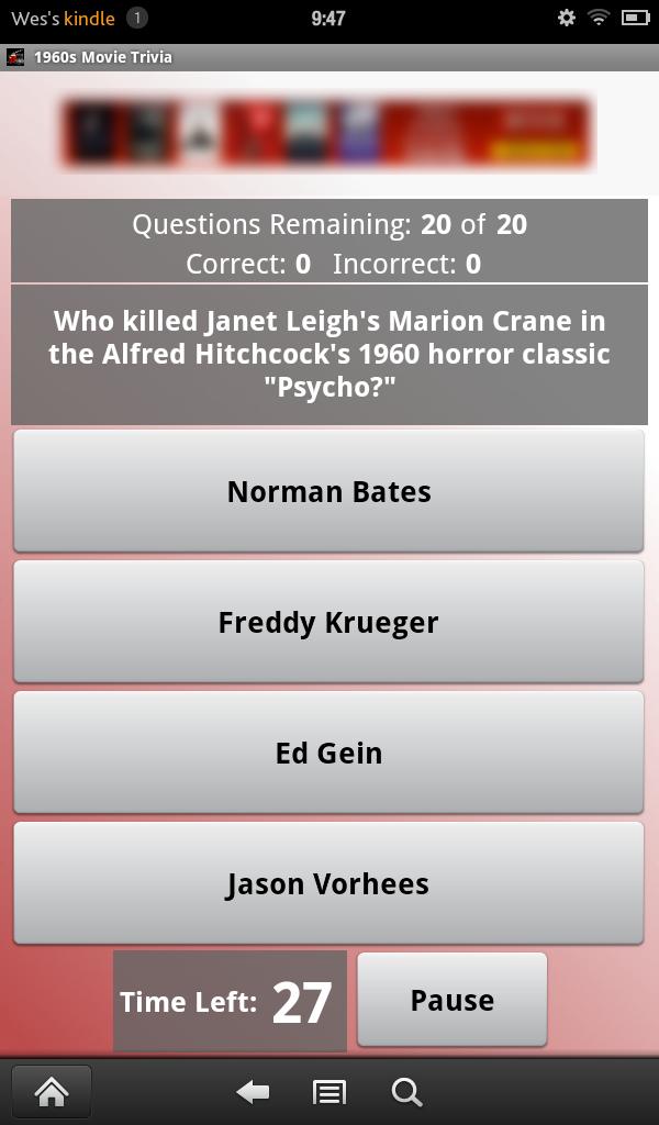 1960s Movie Trivia