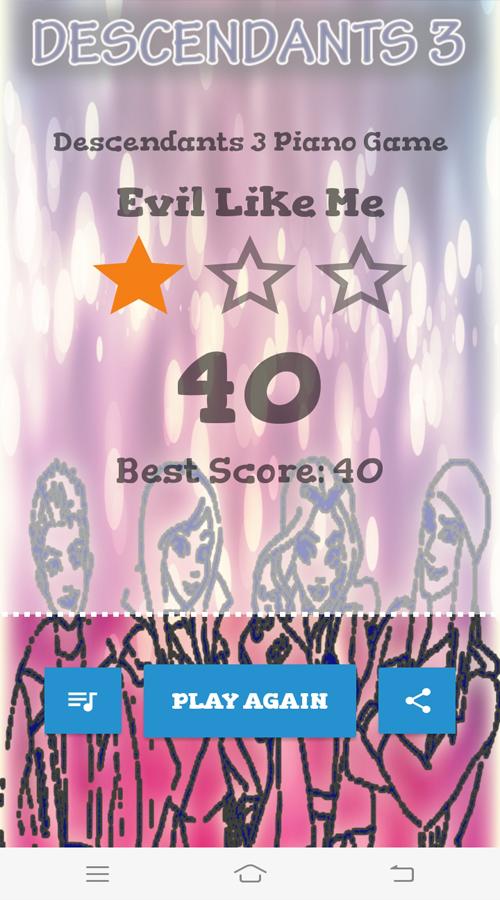 Descendants 3 Piano Game