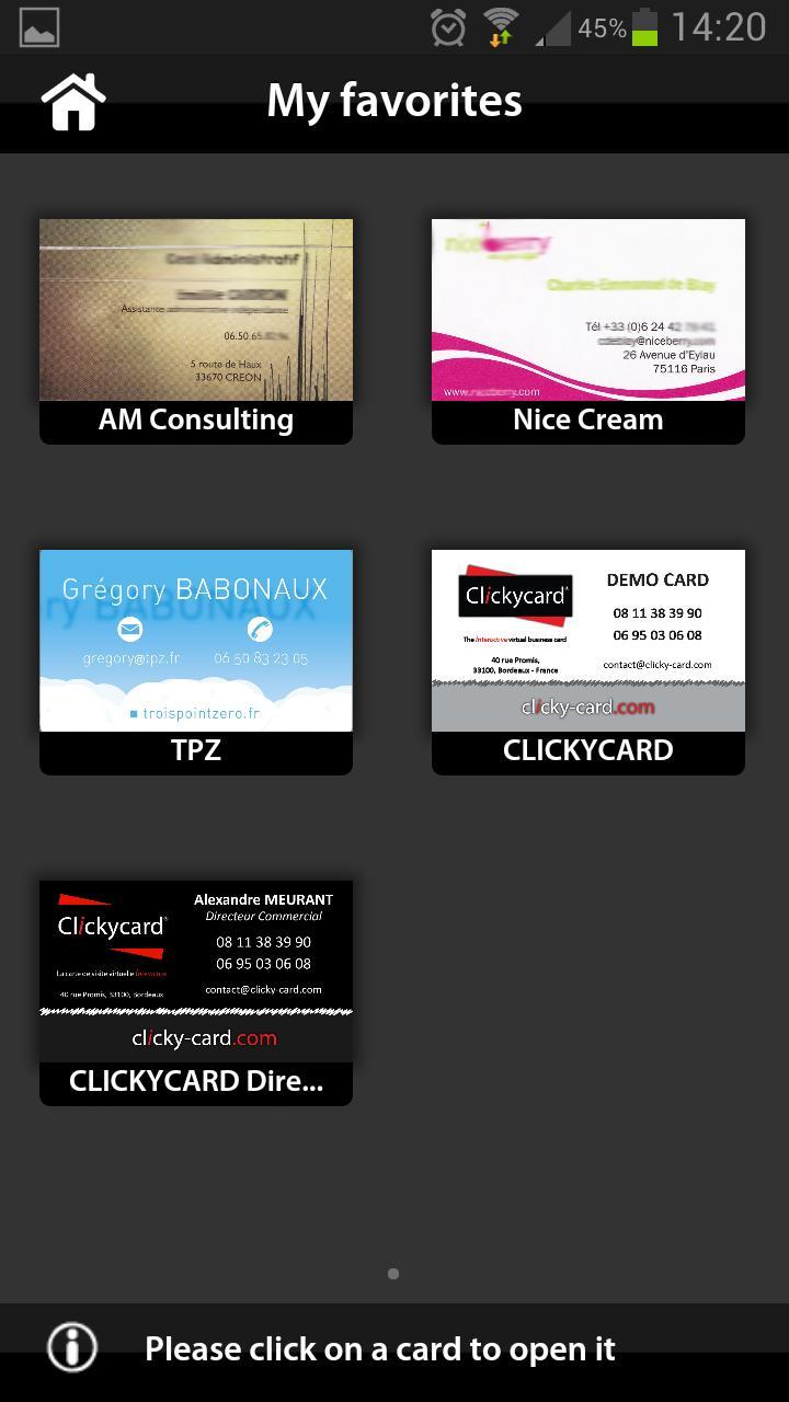 ClickyCard