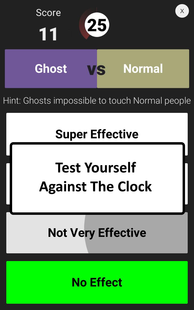 Type Trainer for Pokemon