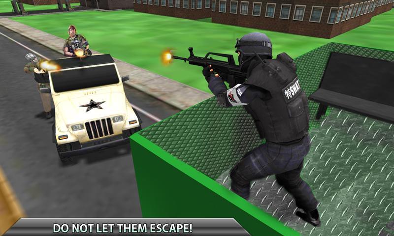 SWAT Police Big Passenger Bus