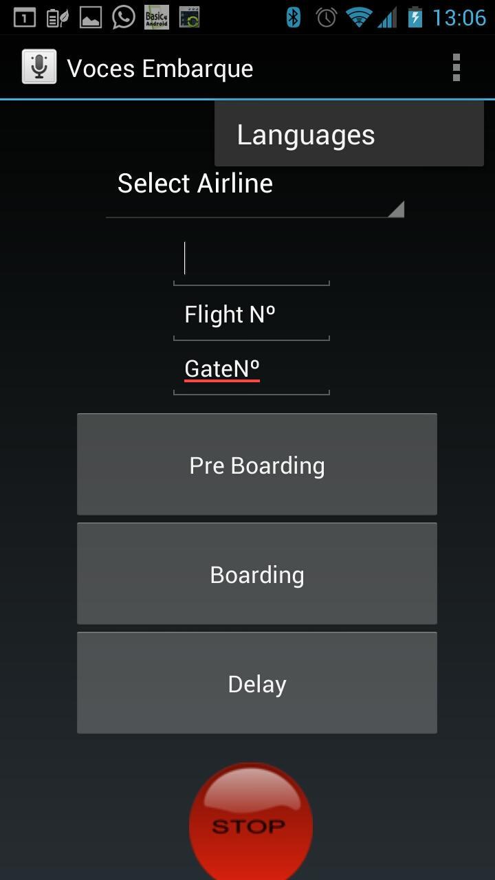 Airport Boarding Announcement