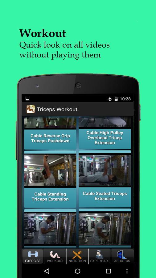 Men's Triceps Workout