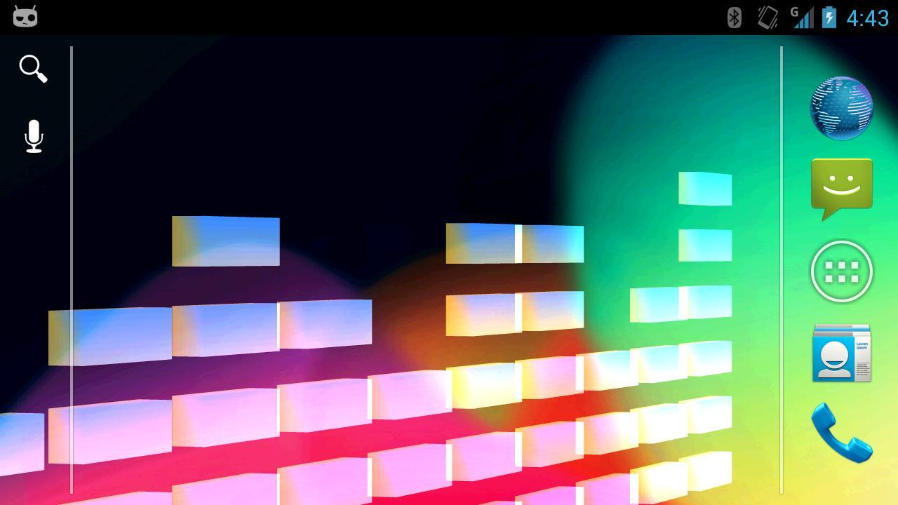 3D Equalizer Live Wallpaper