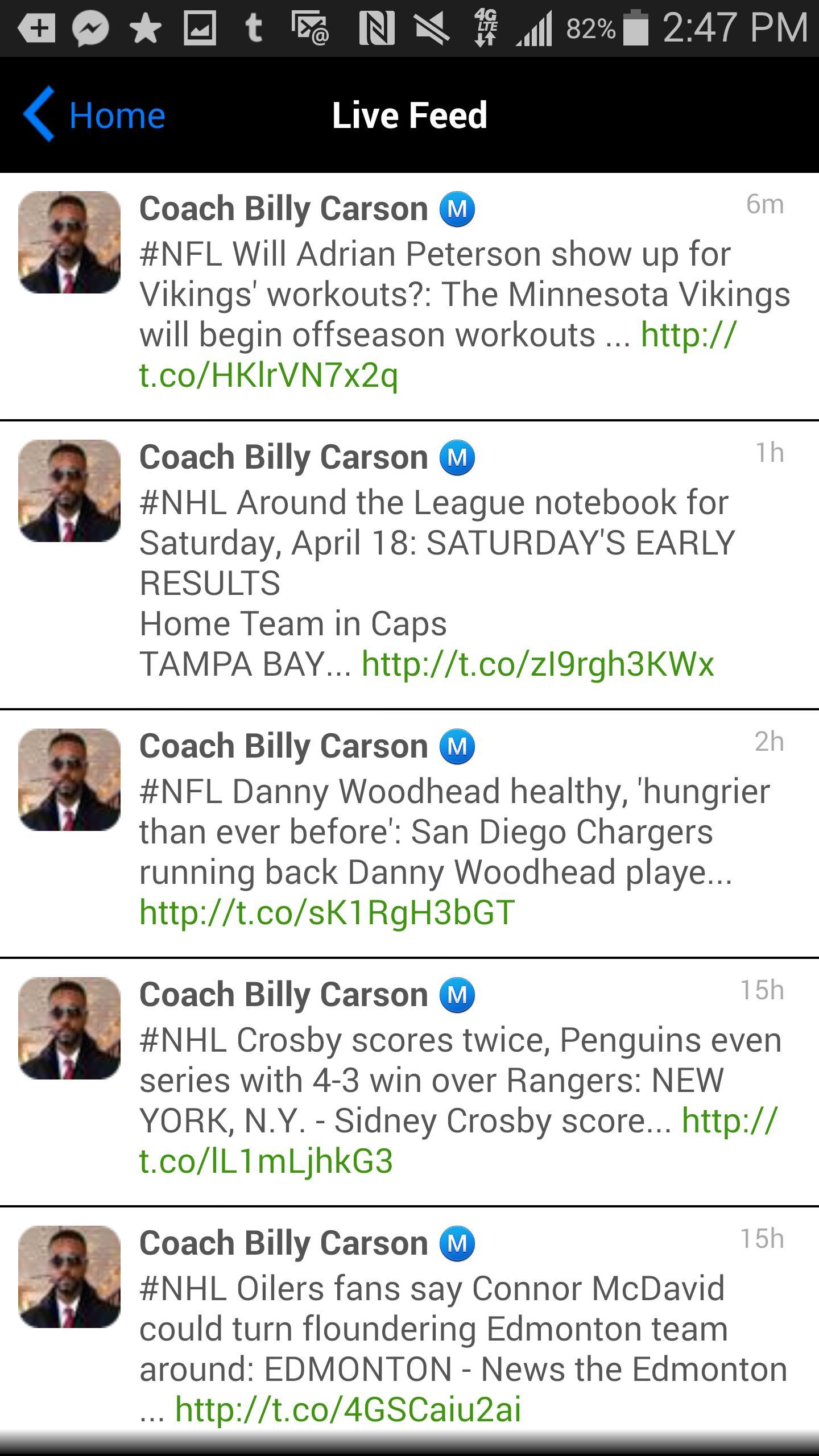 Coach Billy Carson