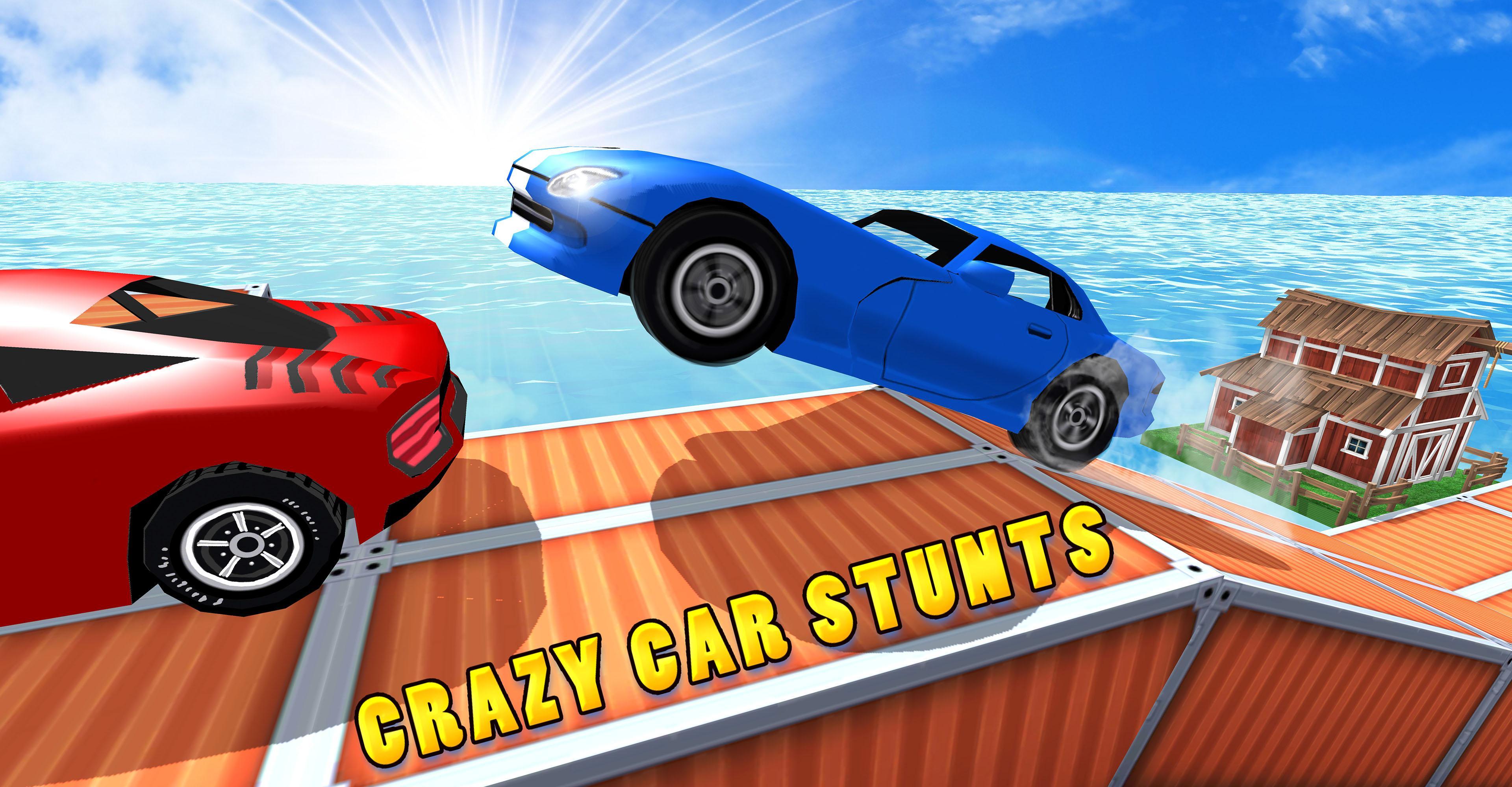 Crazy car 3D Hot wheels Stunts