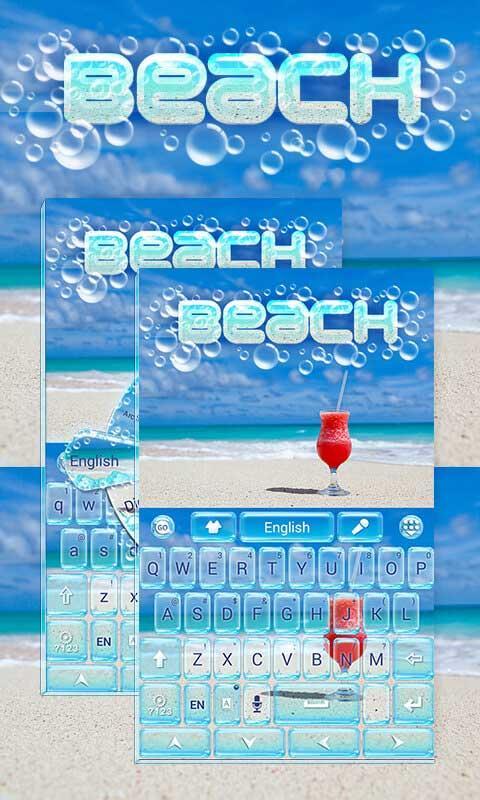 Beach GO Keyboard Theme