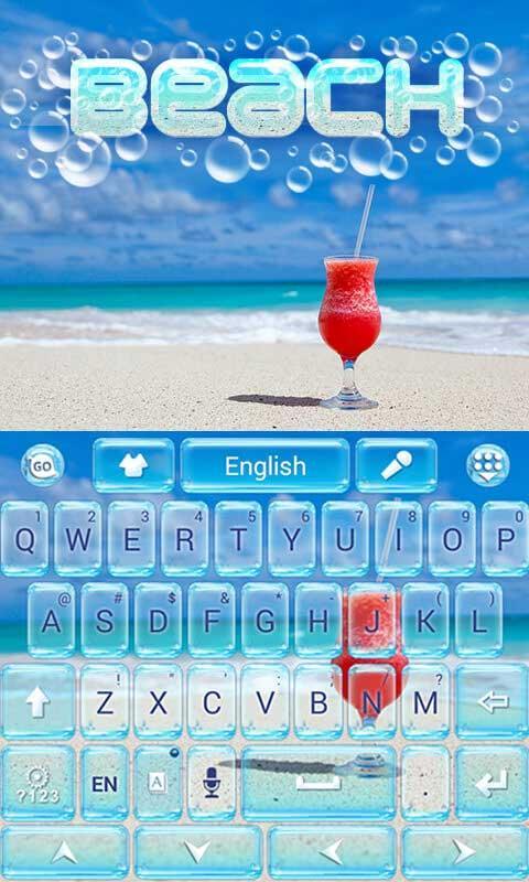 Beach GO Keyboard Theme