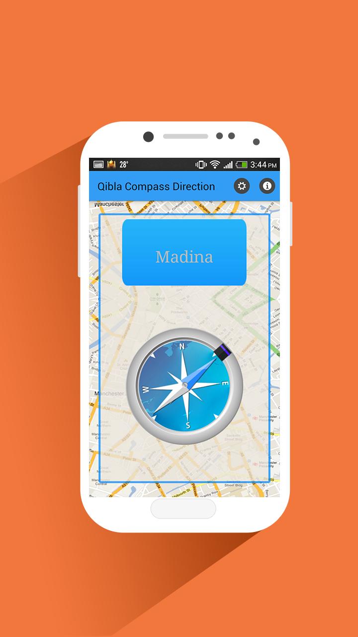 Qibla Direction - Compass