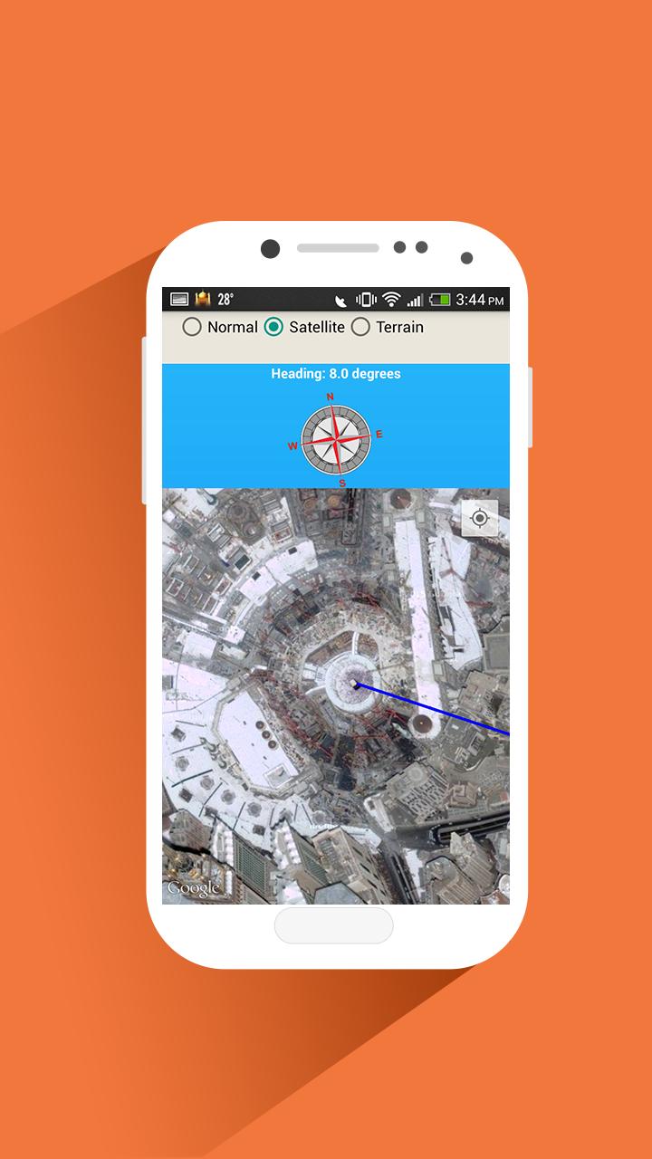 Qibla Direction - Compass