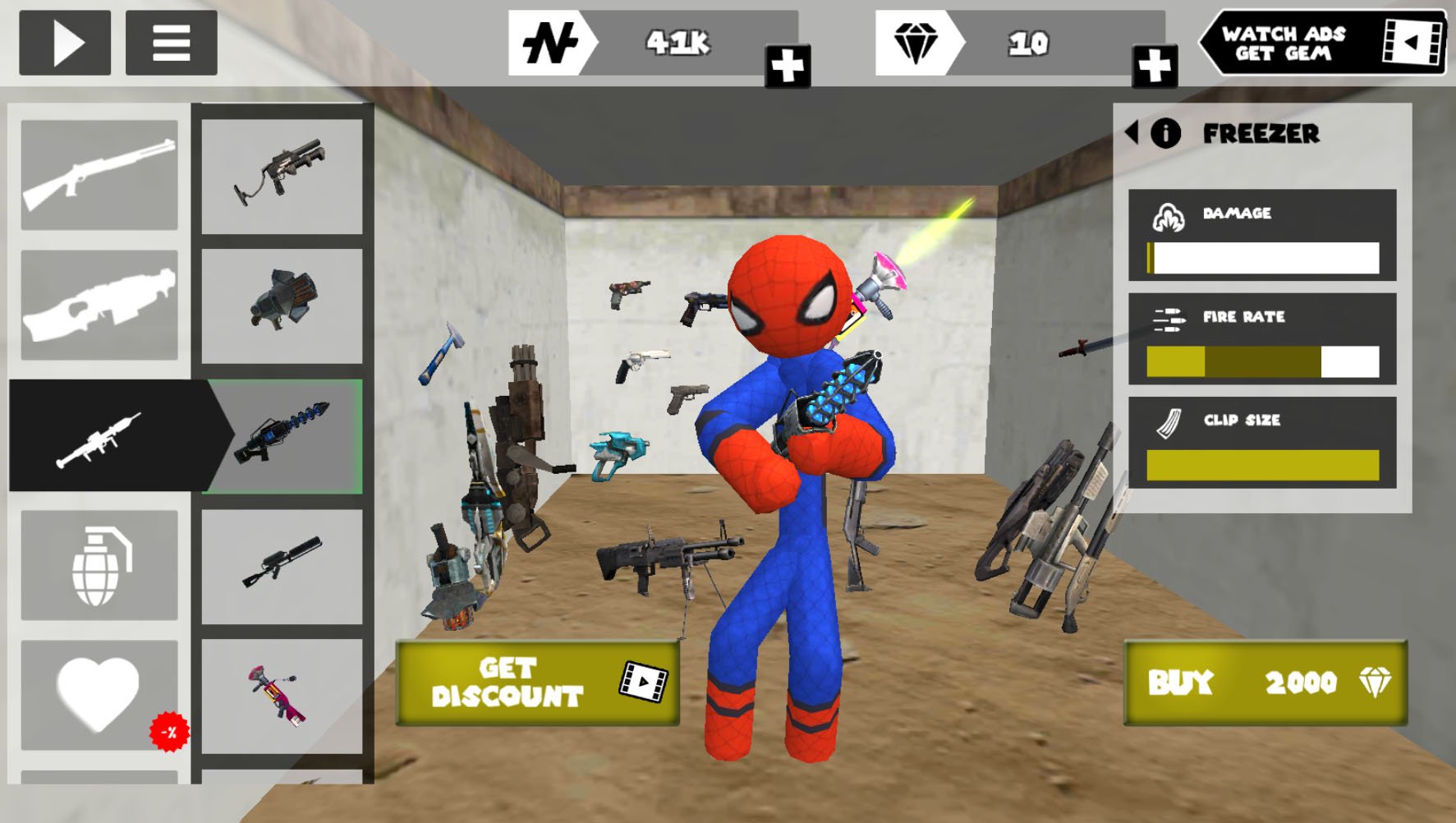 Stickman Spider Rope Hero Gangstar Swing Hero
