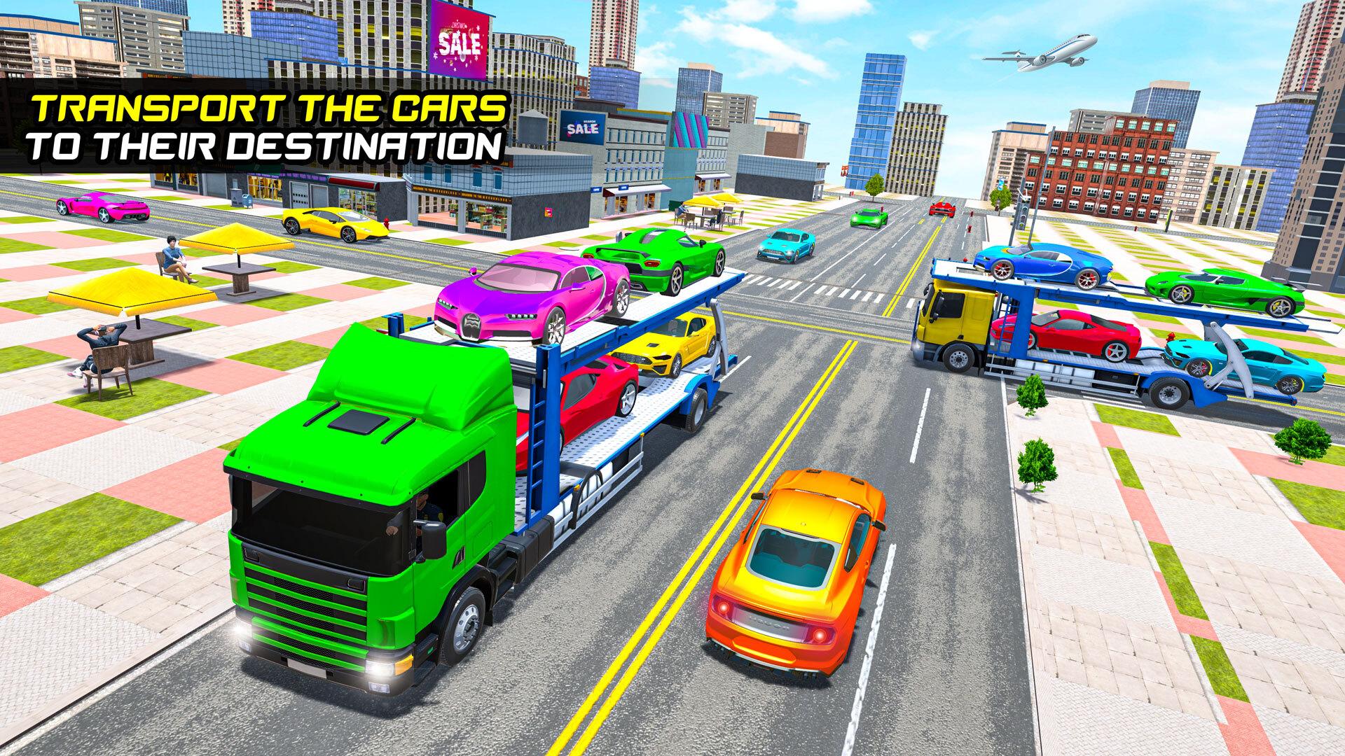Crazy Truck Car Transport Game