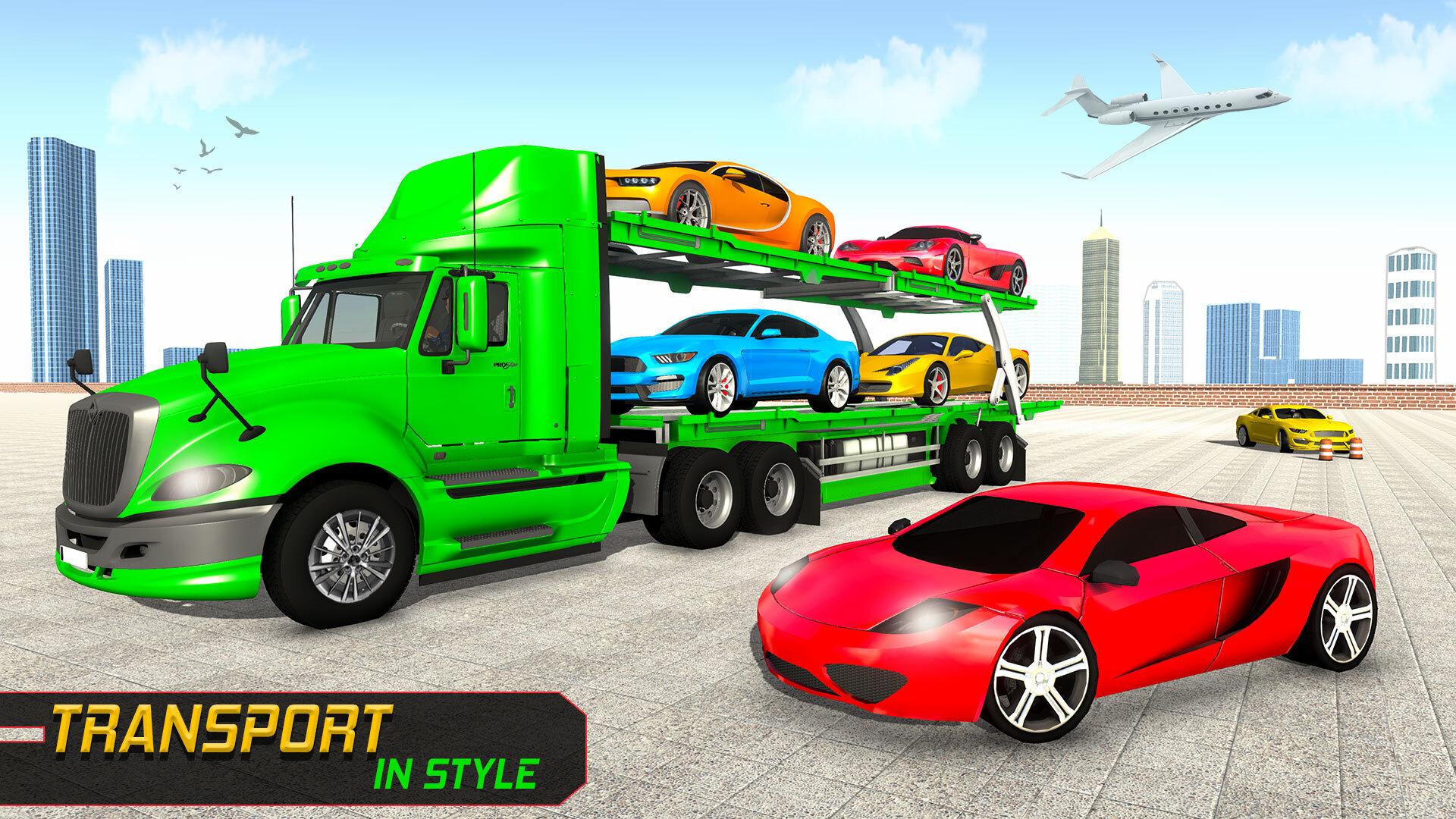 Crazy Truck Car Transport Game