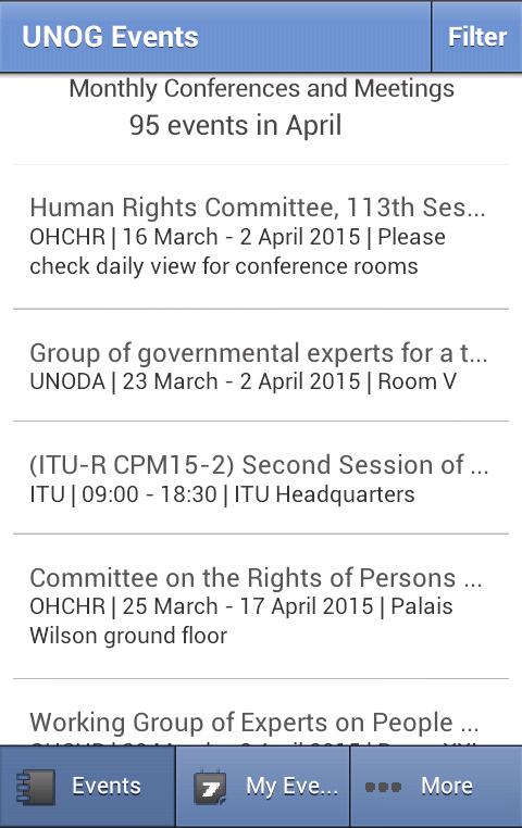 UNOG Events