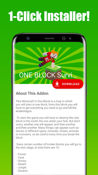 ONE BLOCK Survival Map