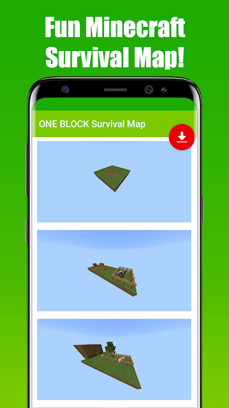 ONE BLOCK Survival Map