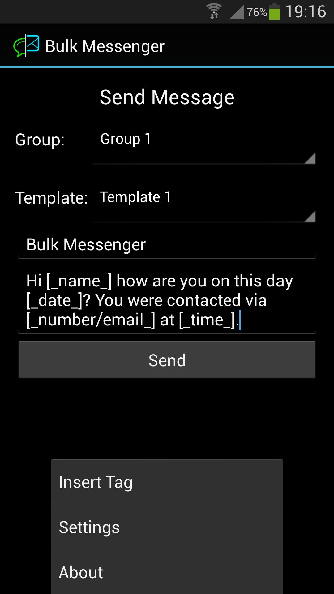 Bulk Messenger
