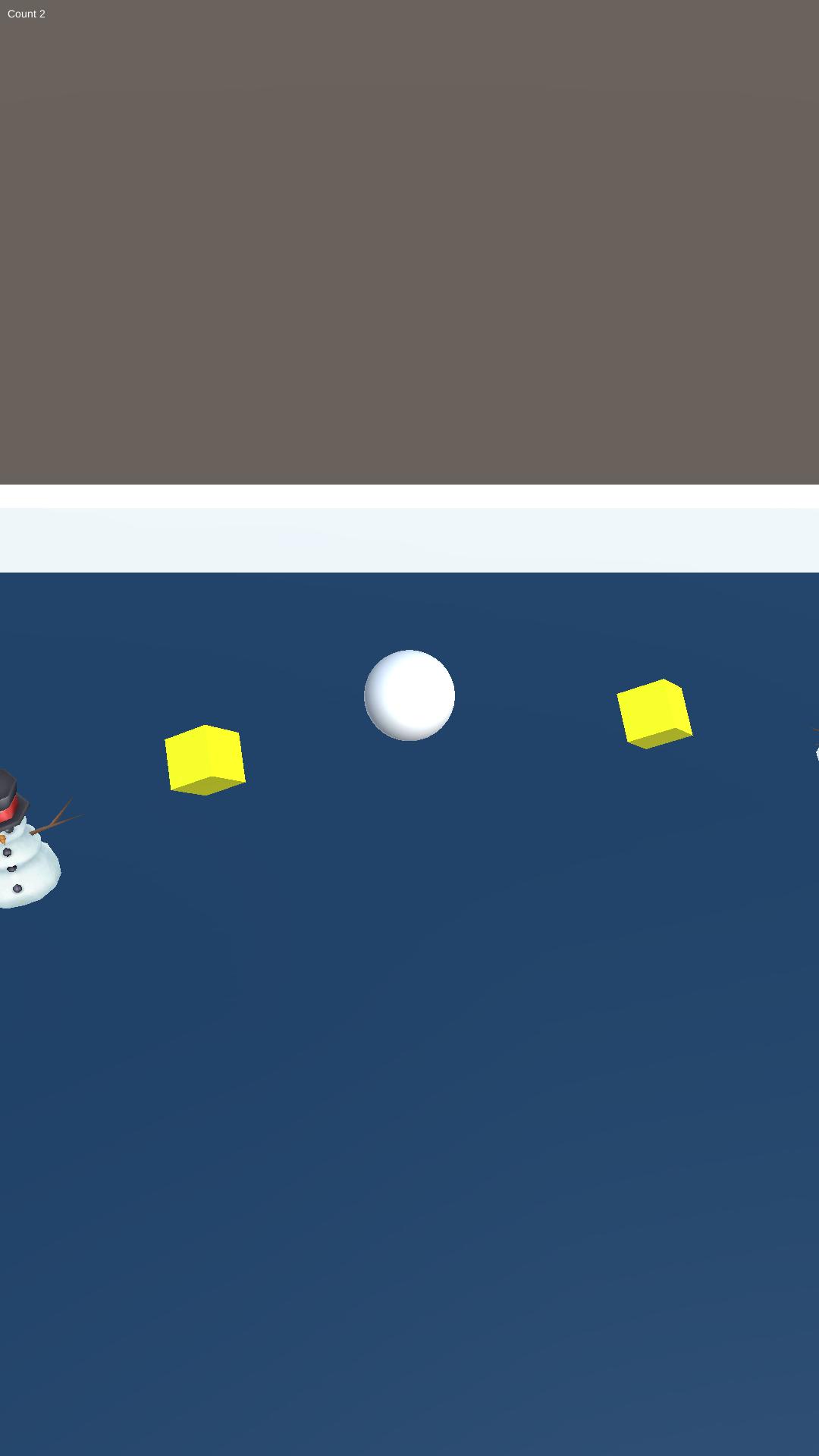 Catch Cubes & Snowmen