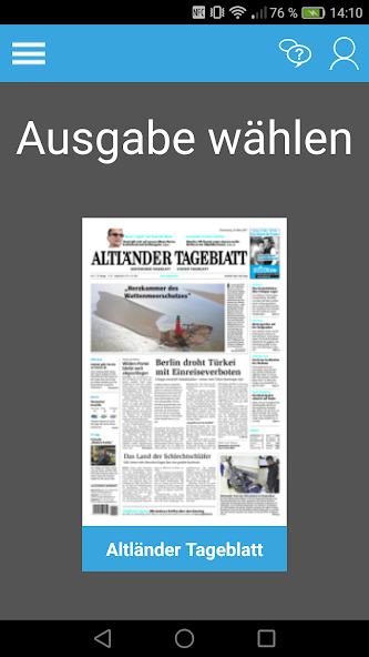 TAGEBLATT E-Paper