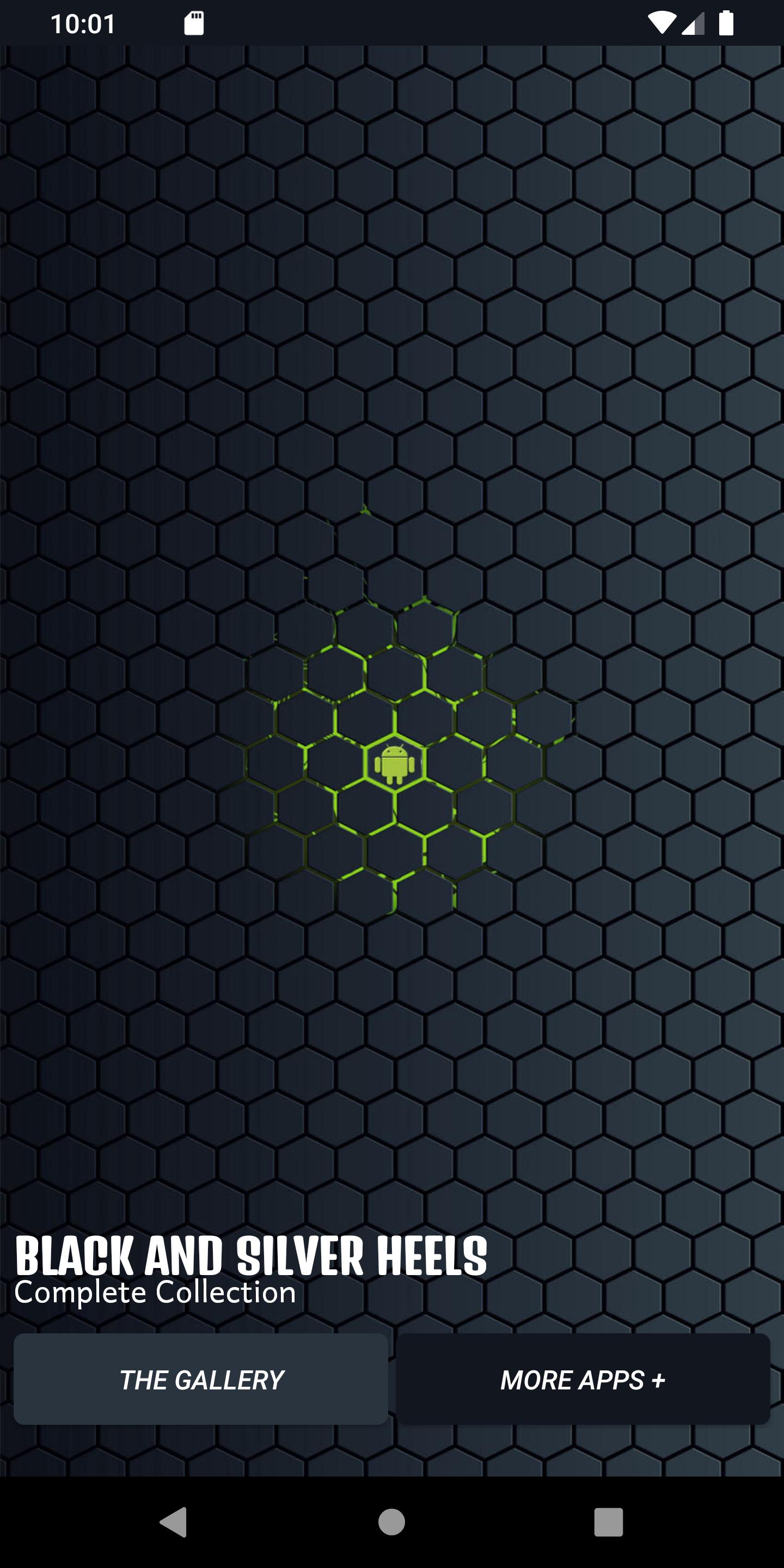 Black And Silver Heels