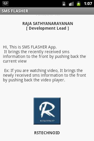 SMS FLASHER