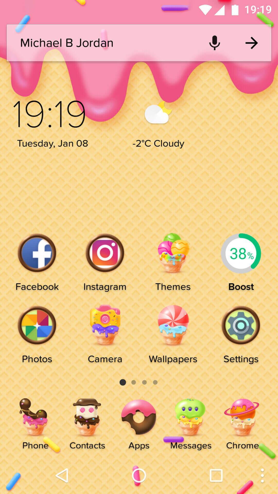 Cartoon Theme - Sweet Ice Cream