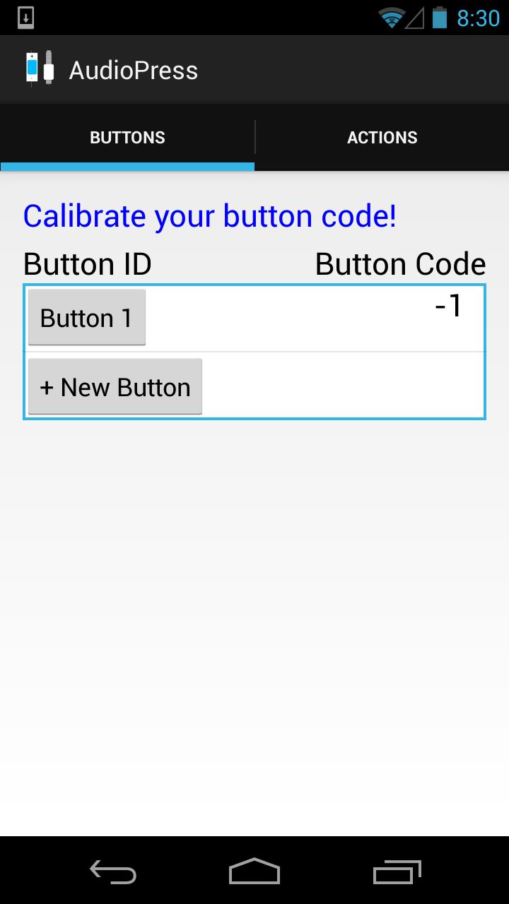 Press Audio Jack Control