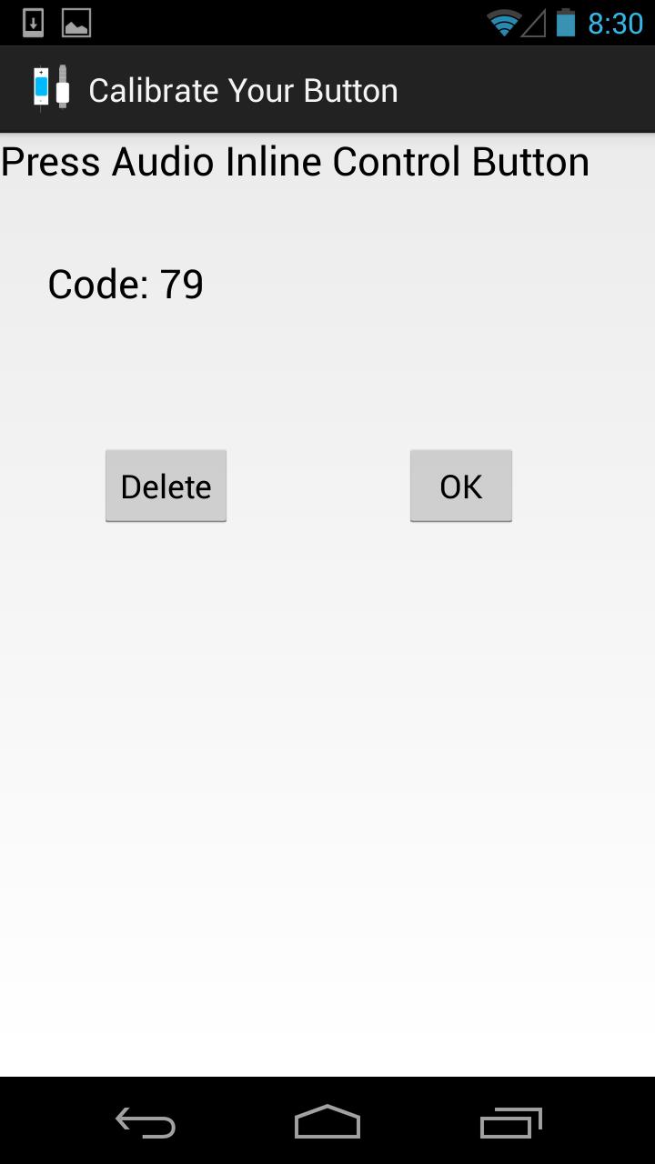 Press Audio Jack Control