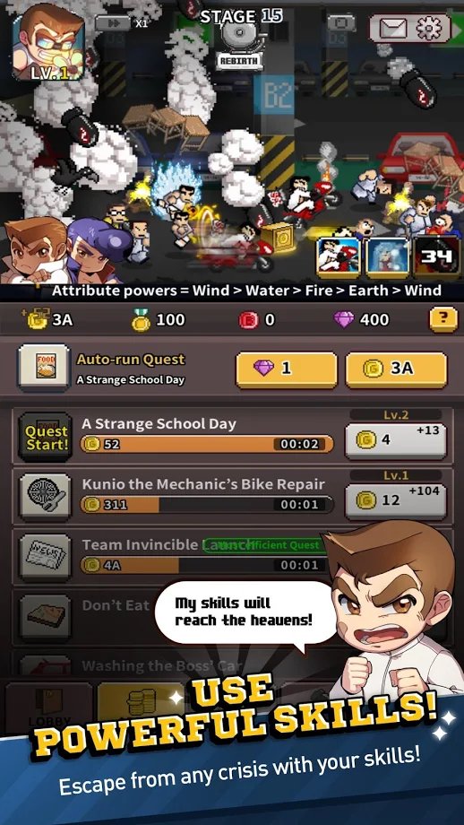 River City Ransom : Kunio Returns