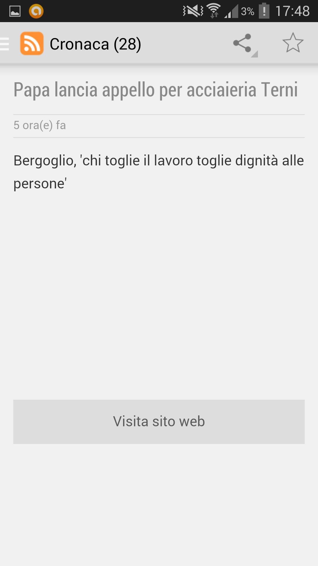 News from ANSA - Full