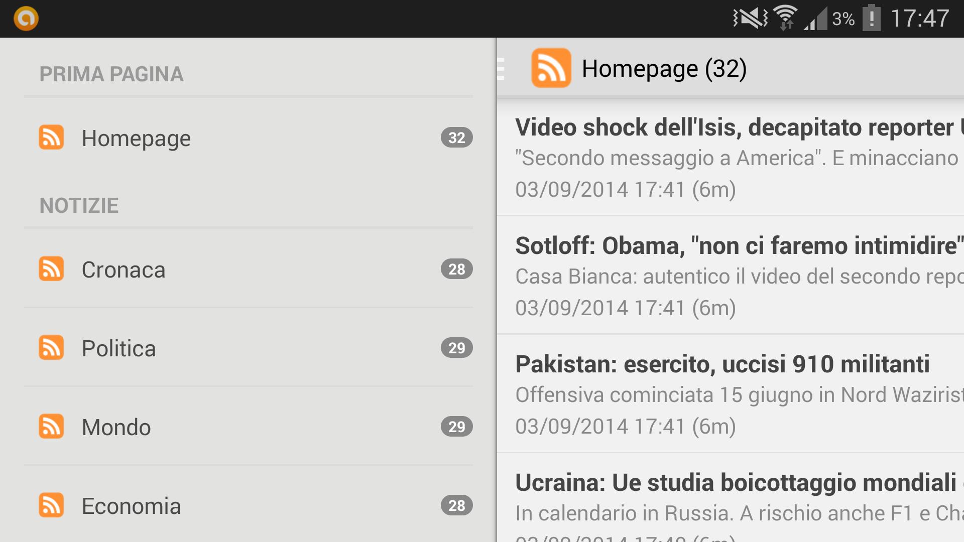 News from ANSA - Full