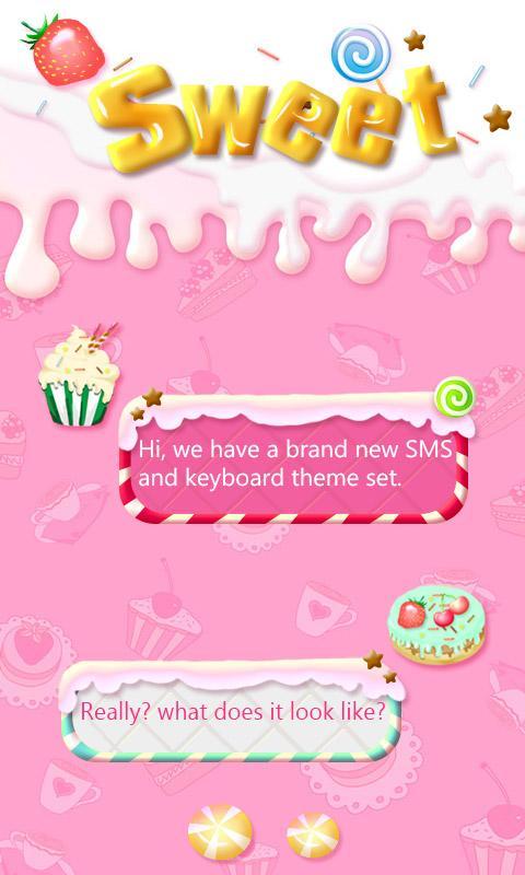 (FREE) GO SMS SWEET THEME