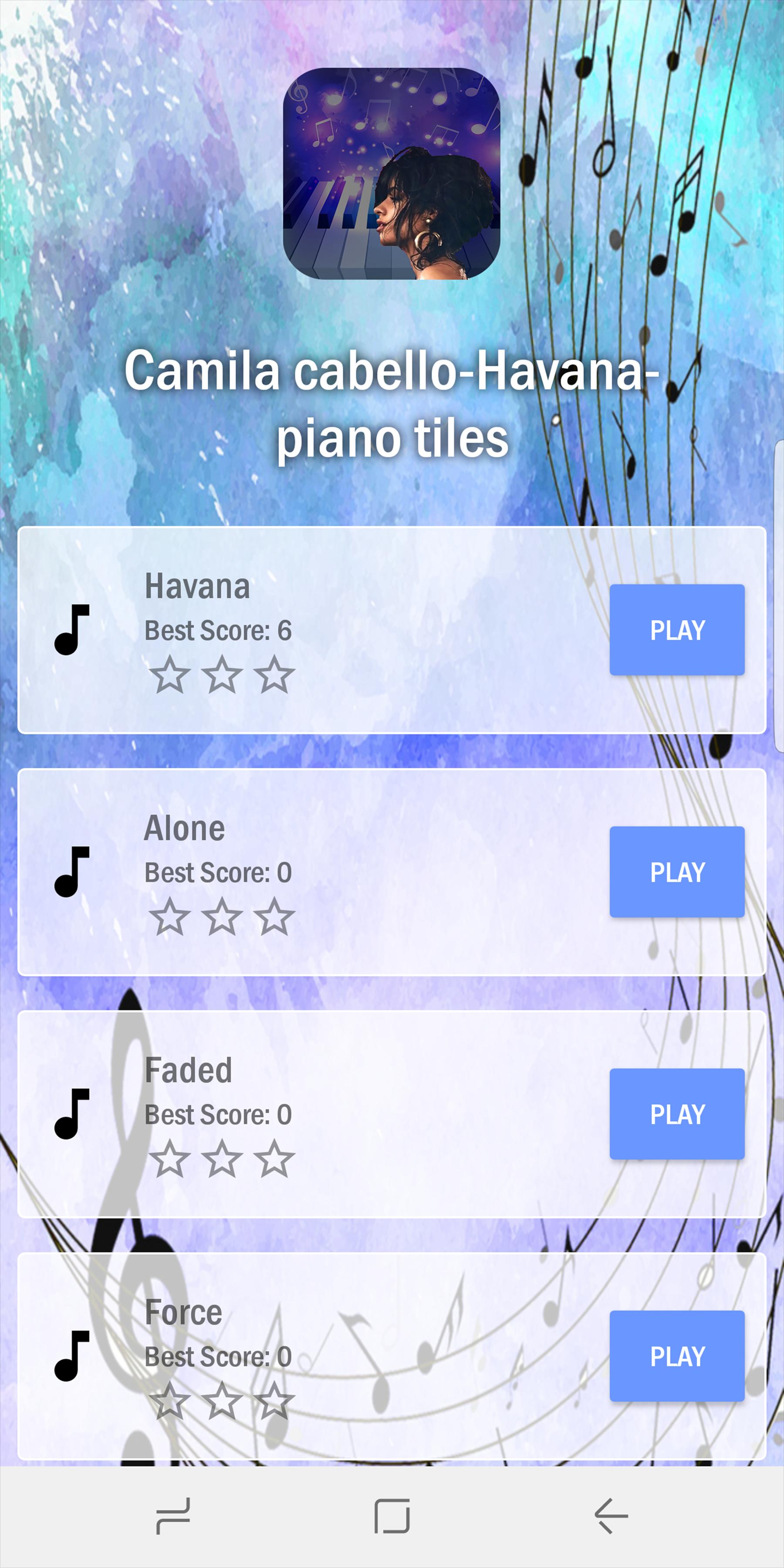 Camila Cabello-Havana-Piano Tiles