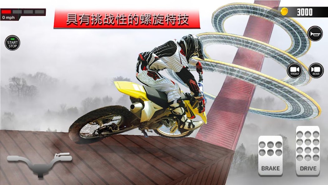 Mega Ramp Bike Stunts Games 3D